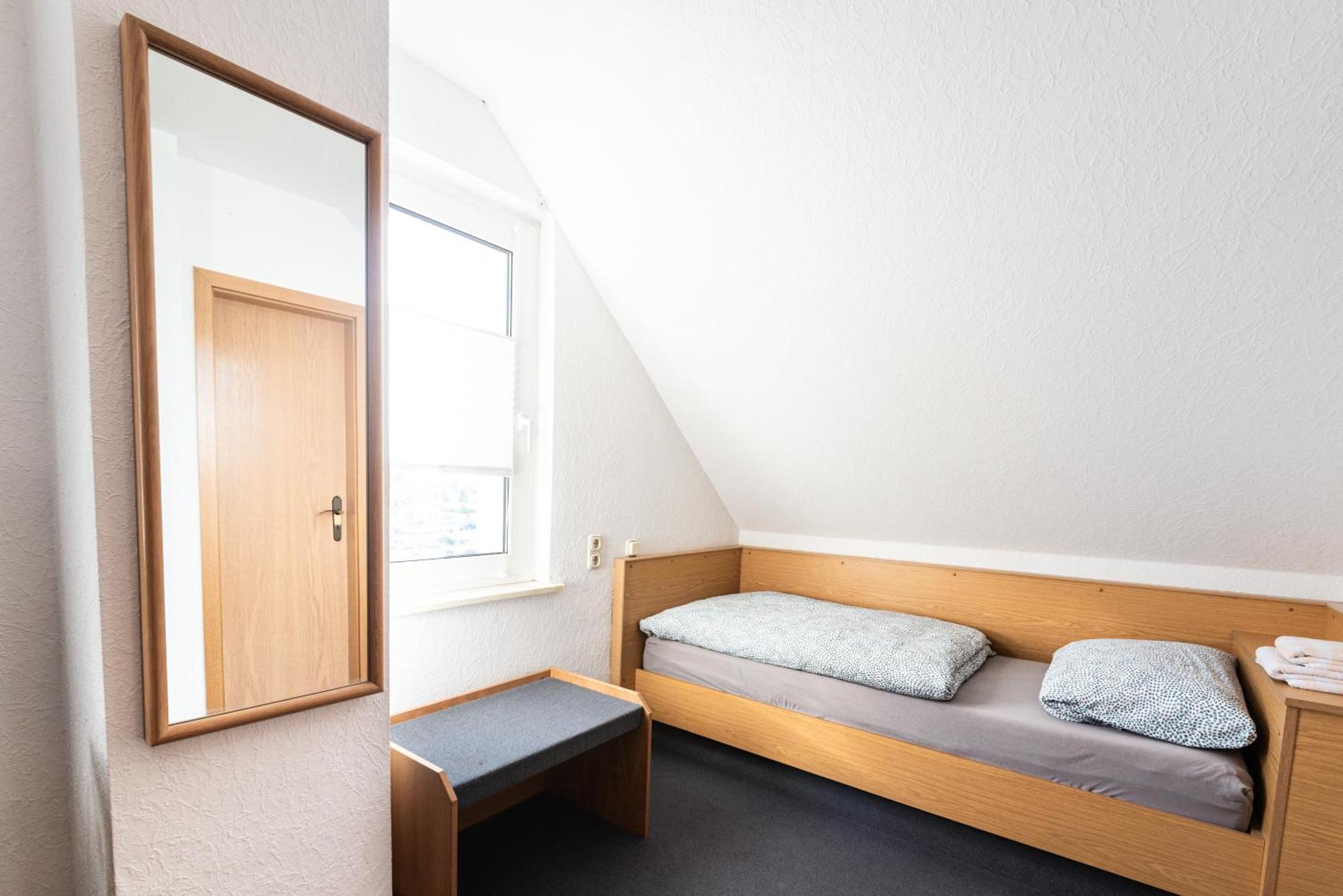 Pension Greiser Leipzig Buitenkant foto